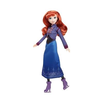 Disney Frozen Anna Moda Bebek ve Aksesuarları, Çıkarılabilir Elbise ve Patenlerle Buz Pateni Görünümü Artı 1 Çift Ayakkabı, Frozen'dan esinlenilmiş: Kış Festivali