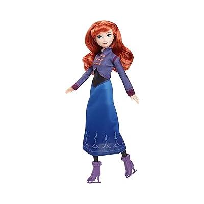 Disney Frozen Anna Moda Bebek ve Aksesuarları, Çıkarılabilir Elbise ve Patenlerle Buz Pateni Görünümü Artı 1 Çift Ayakkabı, Frozen'dan esinlenilmiş: Kış Festivali