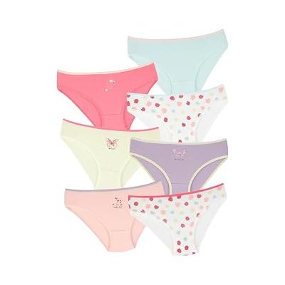DomiKids Kız Çocuk Pamuklu Külot 7'Li Paket