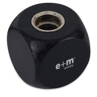 E+M Portmin Küp Kalemtraş Siyah 2881-20