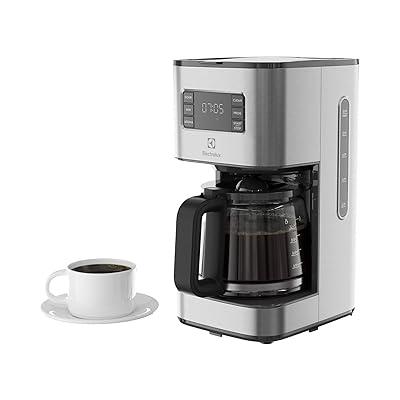Electrolux E5CM1-6ST Create 5 Filtre Kahve Makinesi | Zaman Ayarlı Demleme, Aroma Seçme, Otomatik Kapanma, Kolay Temizlenebilir Filtre | 1000W, 1.38 Litre, Paslanmaz Çelik