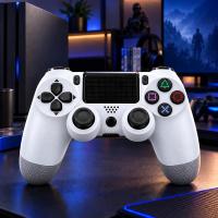 Elite White Kablosuz Oyun Kolu, Bluetooth Gamepad, PS4/PC/Android TV Uyumlu, Çift Titreşimli, Şarj Edilebilir