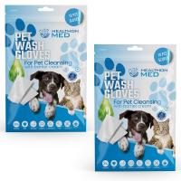 Evcil Hayvan Temizleme Mendil Kesesi – Kedi, Köpek ve Diğer Hayvanlar İçin, Aloe Vera & Bariyer Kremli, Durulama Gerektirmez (1 Paket 10 Adet)