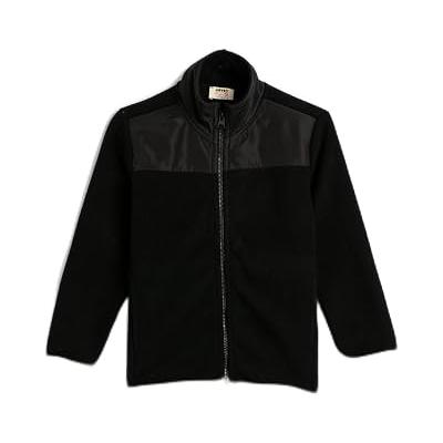 Fermuarlı Polar Sweatshirt Dik Yaka Uzun Kollu