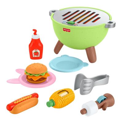 Fisher-Price Kamp Zamanı Barbekü Seti, okul öncesi çağdaki 2 yaş ve üzeri çocuklar için yiyecek temalı oyun seti ve 14 parça, JLB82