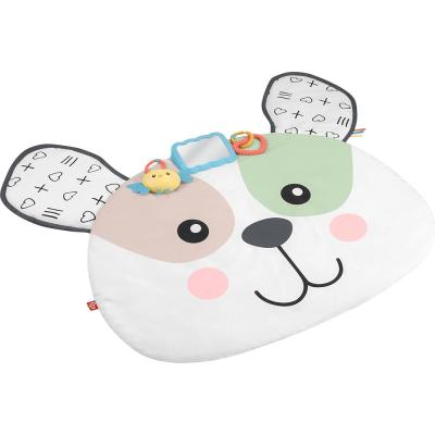 Fisher-Price Yenidoğanlar için karın üstünde oynama oyuncağı, Sevimli Köpekçik Büyük Oyun Minderi ve duyusal gelişim aktiviteleri, HYR51