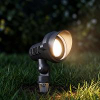 FoneLight Alutera LED Kazıklı Bahçe Spotu 7W IP65 Alüminyum Dış Mekan Çim Armatürü Peyzaj Ağaç Çit Bahçe Aydınlatma 3000K