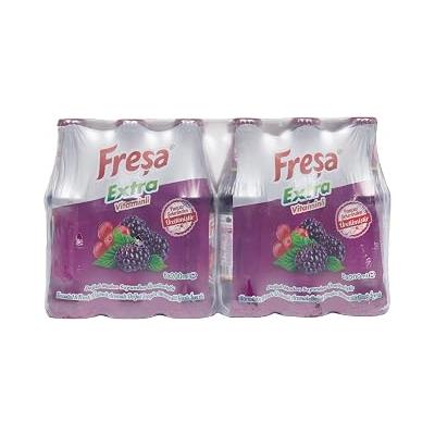 Freşa Karadut Frenk Üzümü Aromalı Doğal Zengin Mineralli Gazlı İçecek, Vitaminli, 24'lü