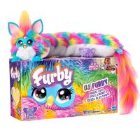 Furby DJ Furby Etkileşimli Oyuncak | Müzik, Işıklar, Hareket ve Oyunlar İçeren Süper Yumuşak Gökkuşağı Renkli Elektronik Pelüş | İngilizce ve Furbish Konuşur | 81 cm Uzunluk | 6 Yaş ve Üzeri