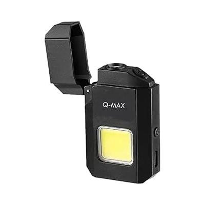 gaman PS-M8 Mini Şarjlı Elektronik Çakmak Cob Led Işıklı El Feneri Type-C Şarjlı Gazsız 2in1