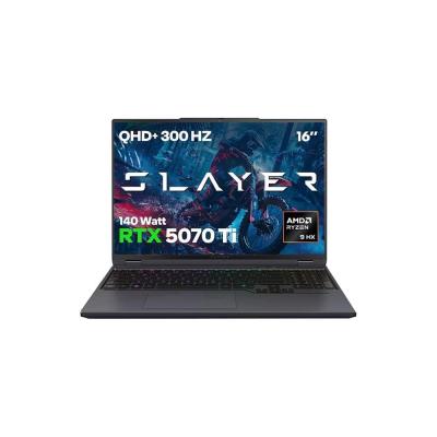 Game Garaj Slayer R9T-5070Ti C2 AMD Ryzen 9 9955HX 64GB RAM 2TB SSD RTX5070Ti 16" QHD+ IPS 300Hz FreeDOS Gaming Laptop