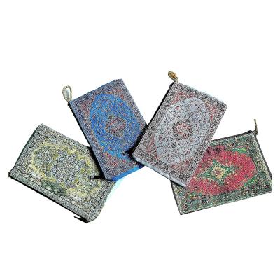 Geleneksel Halı Tasarımlı Cüzdan, Anahtarlar Bozuk Para Telefonları ve Aksesuarları için, yeşil (Olive Green), S, Bozuk Para Kesesi