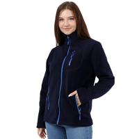 GENIUS STORE Kadın Polar Tam Fermuarlı Outdoor 3 Cepli Spor Polar Ceket