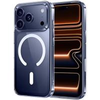 GGM GİYİM & AKSESUAR iPhone 13/14 için MagSafe ile Uyumlu Sararmaz Sert PC Polikarbon Şeffaf Telefon Kılıfı | Sararmaya Karşı Dayanıklı Clear Case, Güçlü Mıknatıslı Desteği, Ultra İnce ve Şık Tasarım