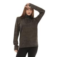 Ghassy Co. Kadın Running Nem Emici Uv Güneşten Koruma Parmaklık Detaylı Uzun Kollu Outdoor Spor Tshirt