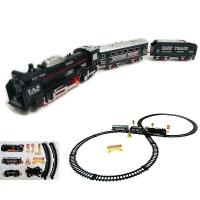 Giffy / 23 Parça Işıklı Klasik Tren Seti 96Cm 3 Farklı Ray Modeli Pilli Retro Tren raylı oyuncak full fonksiyon çocuklar için eğitici