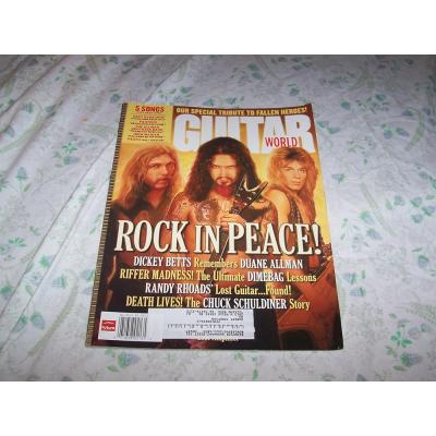 Guitar World Magazine (April 2007) (Special Tribute)