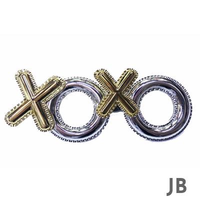 Gümüş Renk Xoxo Yazılı Parti Gözlüğü 17x7 Cm