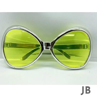 Gümüş Renk Yeşilçam Nostalji 80li Yıllar 90lı Yıllar Parti Gözlüğü  7x16 Cm