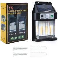 Güneş Enerjili Lamba Led Sokak Dış Ortam Solar Bahçe Aydınlatması Su Geçirmez Sensörlü
