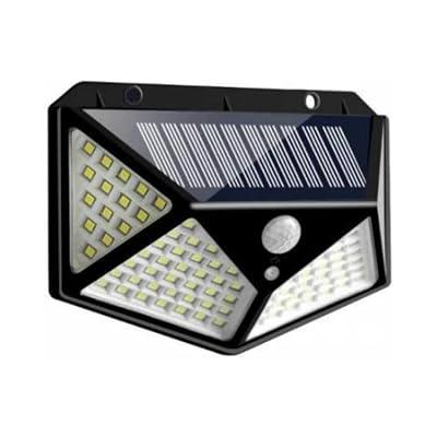 Güneş Enerjili Lamba Led Sokak Dış Ortam Solar Bahçe Aydınlatması Su Geçirmez Sensörlü (100 Led)