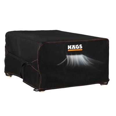 Haegs Bahçe Mobilyası Koruma Örtüsü, 200-200-90cm, Ağır Hizmet Oxford Kumaş, Su Geçirmez, Dış Mekan Veranda Masa Örtüsü, Havalandırmalı Masa ve Sandalye Koruma Kılıfı