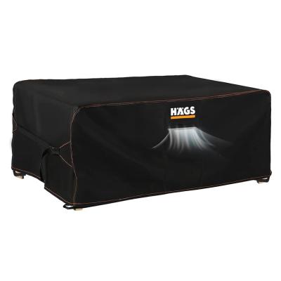 Haegs Bahçe Mobilyası Örtüsü, 230-150-90cm, Ağır Hizmet Oxford Kumaş, Su Geçirmez, Dış Mekan Veranda Masa Örtüsü, Havalandırmalı Masa ve Sandalye Koruma Kılıfı Siyah