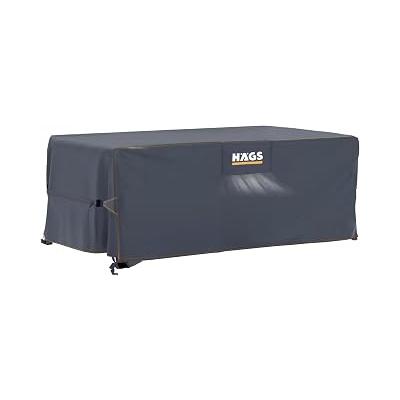 Haegs Bahçe Mobilyası Örtüsü, 300-200-90cm, Ağır Hizmet Oxford Kumaş, Su Geçirmez, Dış Mekan Veranda Masa Örtüsü, Havalandırmalı Masa ve Sandalye Koruma Kılıfı Gri