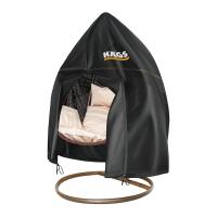 HAEGS Bahçe Salıncağı Örtüsü, Rattan Salıncak Koltuk Koruma Kılıfı Brandası, Hamak Sandalye Dış Mekan Su Geçirmez Mobilyası Koruyucu Örtü - 190 x 115cm