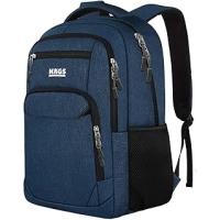 Haegs Laptop Sırt Çantası, Multi Cepli İş Seyahat Çantası, Dizüstü Bilgisayar Sırt Çantası, Suya Dayanıklı, Kolej Bilgisayar Çantası, Kadınlar ve Erkekler İçin Çok Bölmeli Organizer Çanta