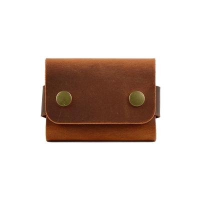 Hakiki Deri Kartlık, Kredi Kartı Cüzdanı, El Yapımı Minimal, Erkek & Kadın Minimalist Kartlık, Küçük Kartvizitlik, Hediyelik Ürün Şık Para ve Kartlık çç (Camel)