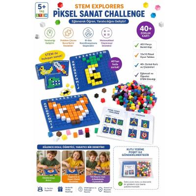 HAPPENS Kodlama Oyunu 402 Parça Eğitici Zeka Oyunu – Çocuklar için Puzzle Shape Oyuncak – 5 Yaş ve Üzeri