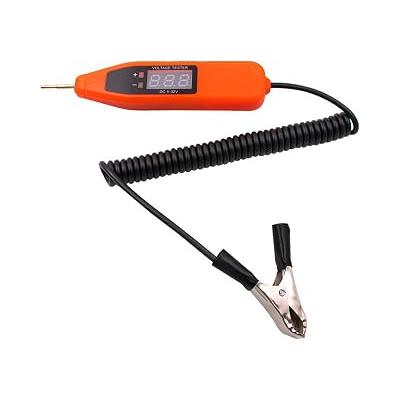 HUIOP elektrikçi araçları, 5-32V Voltaj Test Cihazı LCD Dijital Ekran Elektrik Devresi Test Cihazı Voltaj Güç Test Kalem Prob Dedektörü Otomotiv Tarama Aracı
