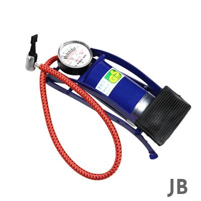 İnce Piston Araç Lastik Şişirme Göstergeli Ayak Pompası