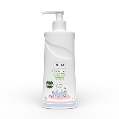 INCIA%100 Doğal Organik Sertifikalı Bebek ve Çocuk Jel Şampuanı Saç Vücut Lavanta Konak Önleyici 350 ml