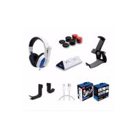ipega PlayStation 5 PS5 12in1 Aksesuar Seti, Kulaklık, Analog Koruyucu, Şarj İstasyonu, Telefon Tutucu, Siyah & Beyaz