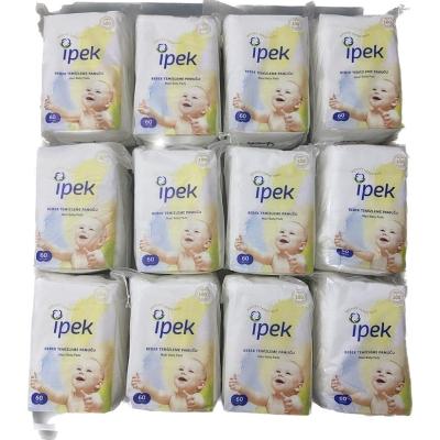 İpek Bebek Temizleme Pamuğu 720 Adet (12pk*60)
