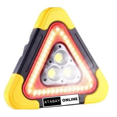 Işıklı Acil Durum Reflektörü Araba Essentials Yansıtıcı Üçgen Çerçeve Reflektör Trafik Işığı Otomotiv, Karavan, Kamp Solar Acil Durum Flaş Işıkları Araba Yol Kenarı Işıkları