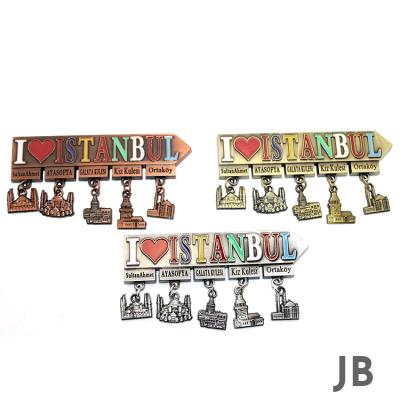İstanbul Temalı Metal Magnet Alk3343
