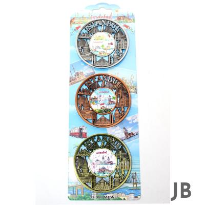 İstanbul Temalı Metal Magnet 3'lü Set Alk2891
