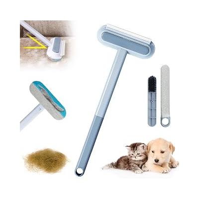 Jouis Kedi Köpek Tüy Temizleme 4'ü 1 Arada Sihirli Fırça Seti Çok Yüzeyli Temizlik Aparatı Cam Koltuk Halı Temizleyici Evcil Hayvan Tüy Toplama Fırçası
