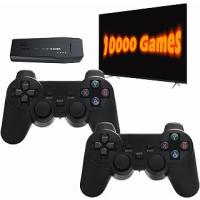 Kablosuz Retro Oyun Konsolu, Tak ve Çalıştır Video Oyun Çubuğu Dahili 10000+ Oyun, 9 Klasik Emülatör, Çift 2.4G Kablosuz Kumandalı TV için 4K Yüksek Çözünürlüklü HDMI Çıkışı