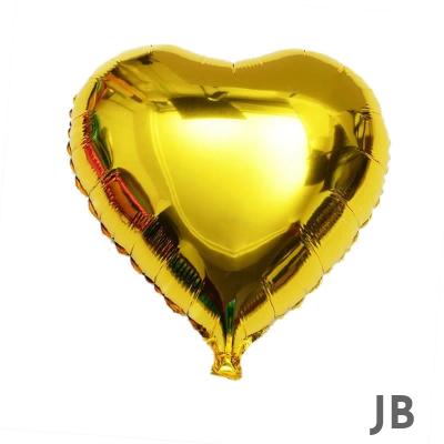 Kalp Balon Folyo Sarı 60 Cm 24 İnç