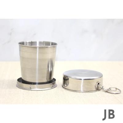 Katlanabilir Tekli Paslanmaz Çelik Shot Bardak Alk3936