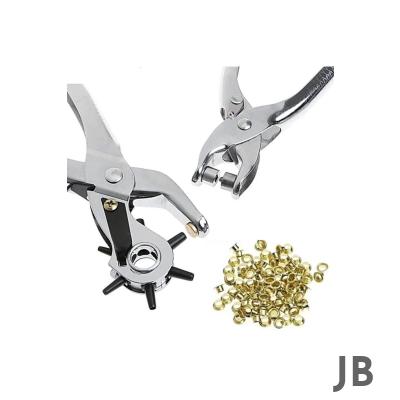 Kemer Delme Ve Perçin Pensesi Ikli Set Deri Plastik Delici