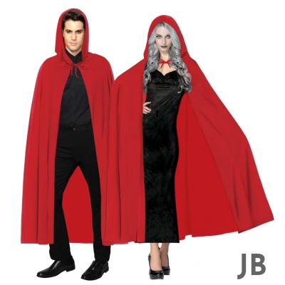 Kırmızı Renk Kapşonlu Pelerin 120 Cm