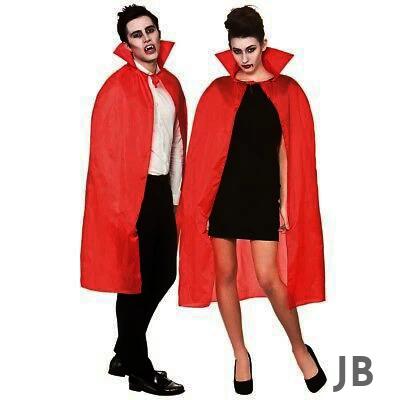 Kırmızı Renk Yakalı Pelerin 120 Cm