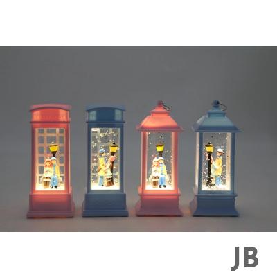 Kış Masalı Işıklı Kar Küresi Alk3394