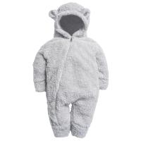 Kız Erkek Bebek Ve Çocuk Kapüşonlu Peluş Ayıcık Tulum