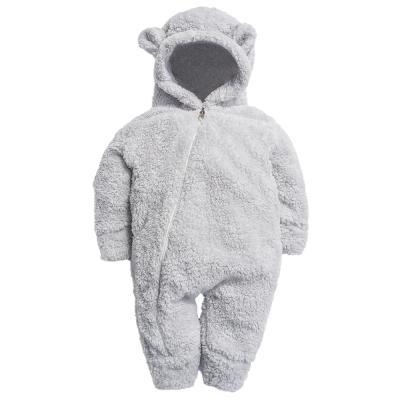 Kız Erkek Bebek Ve Çocuk Kapüşonlu Peluş Ayıcık Tulum